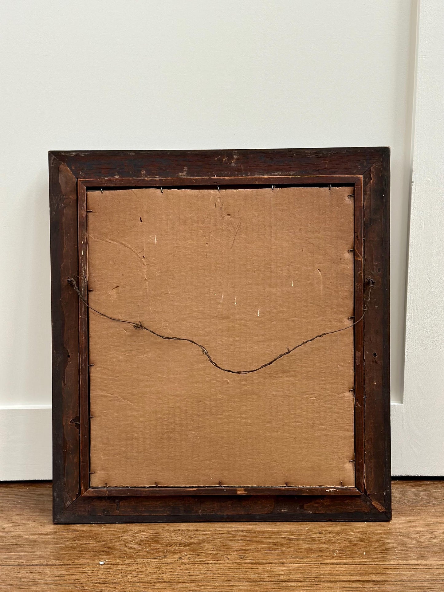 Vintage/Antique Wooden Wall Mirror With Gilt Trim