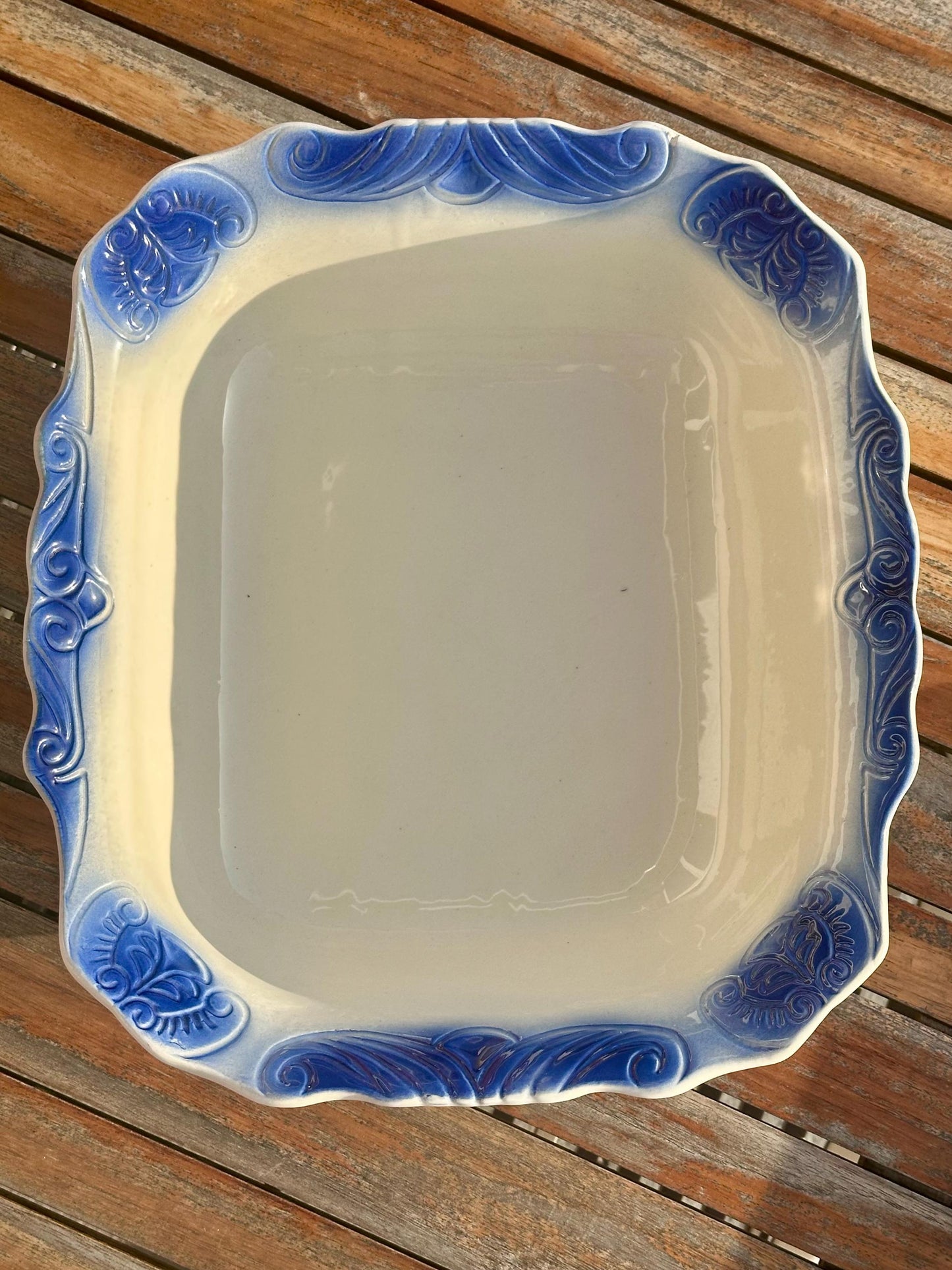 Vintage McCoy Blue & White Pitcher and Bowl Set – Pattern #7519, USA