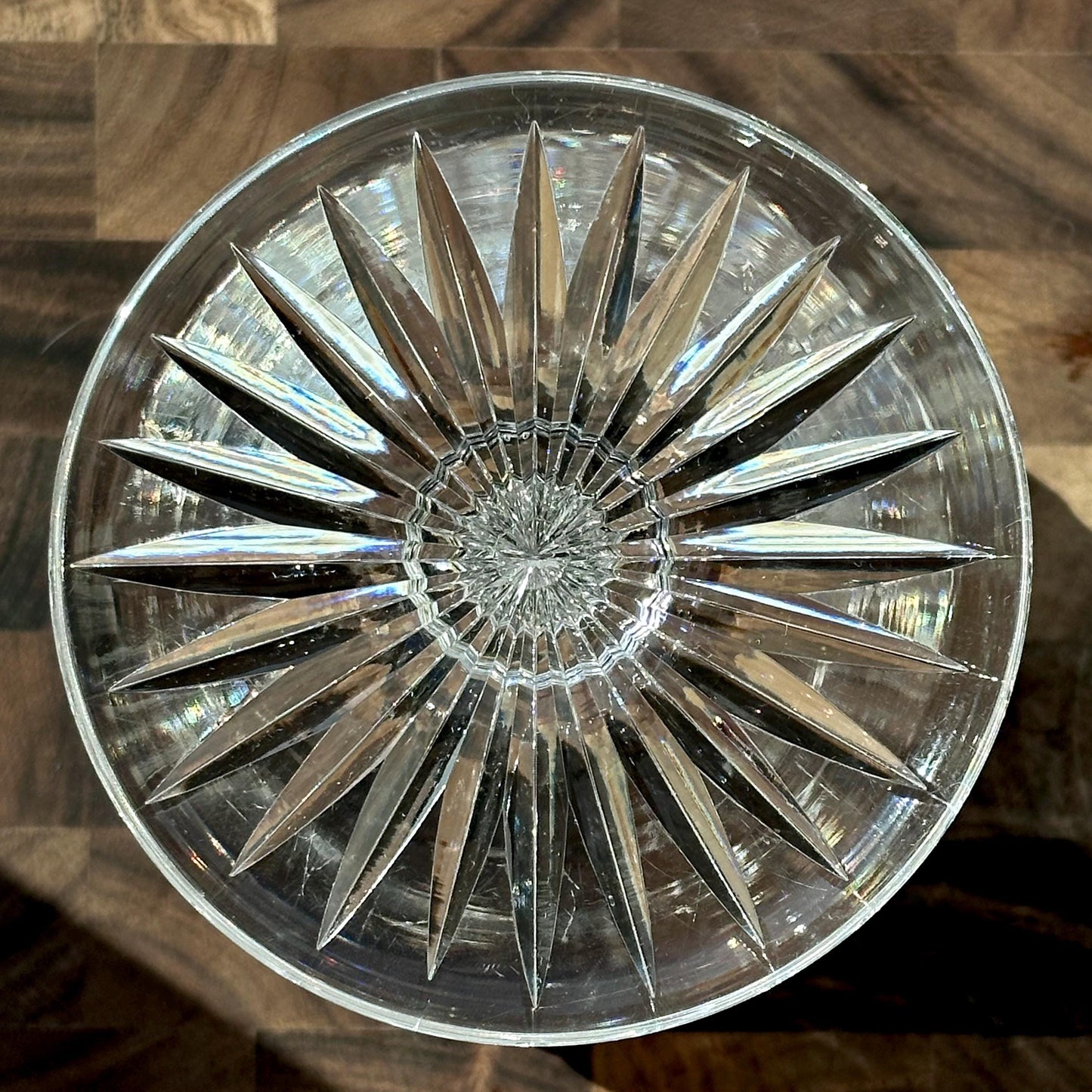 Antique American Brilliant Period Crystal Compote – Stunning Cut Glass Pedestal Dish