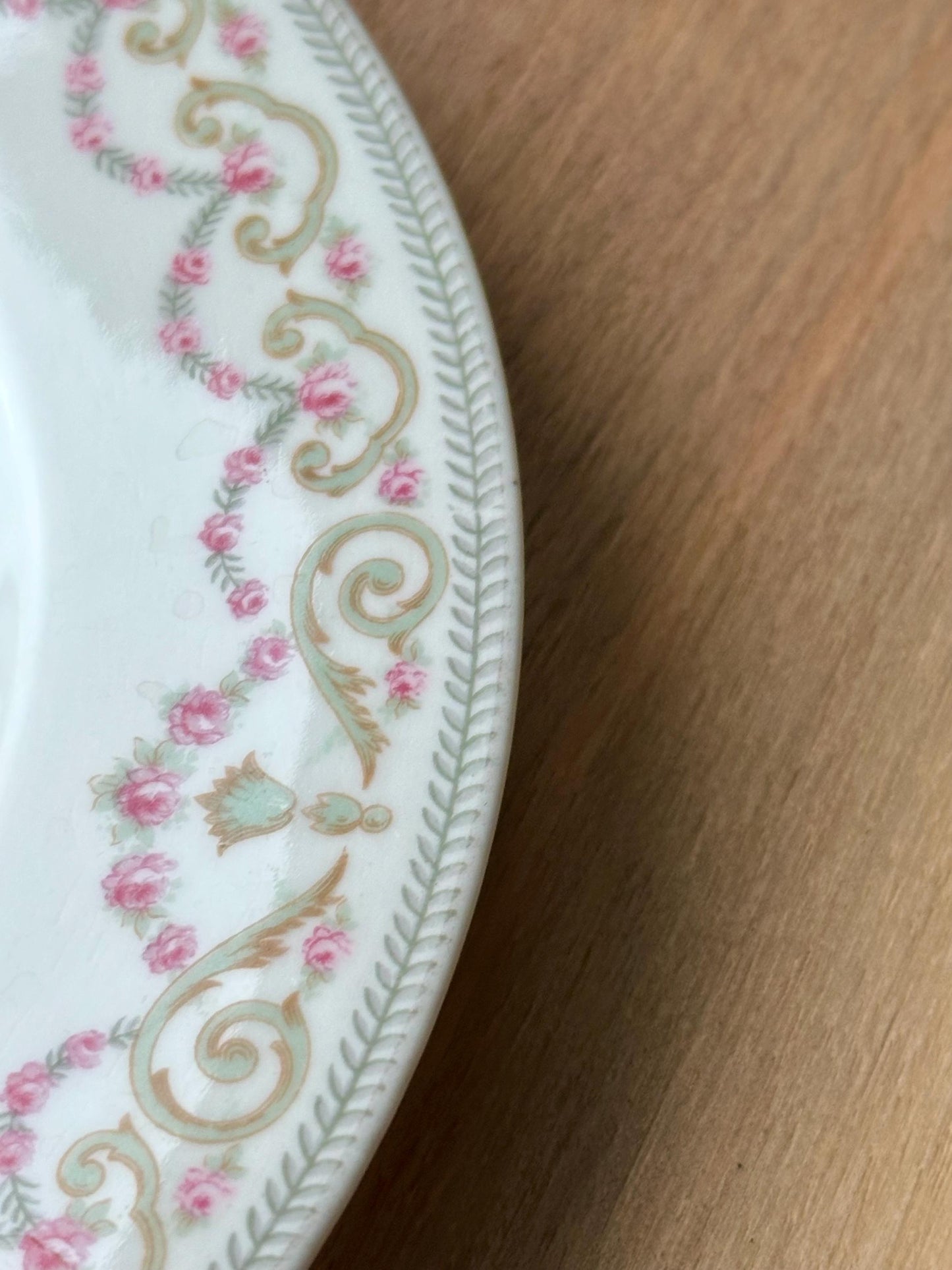 Antique Limoges Dessert Plates – Set of 6 – Hand Painted Elite Works Bawo & Dotter (c. 1896–1920)