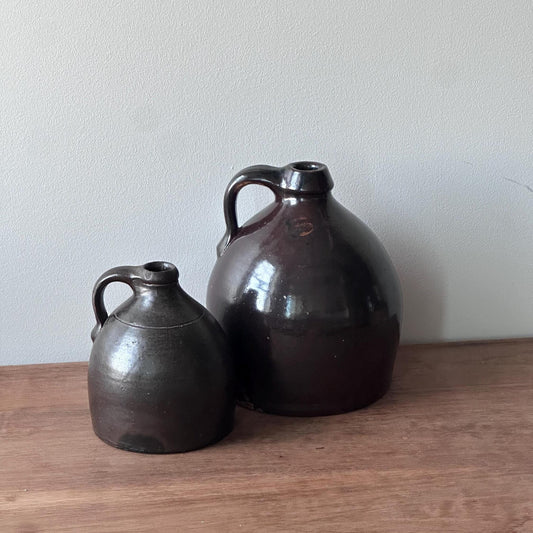Stoneware Whiskey Jugs